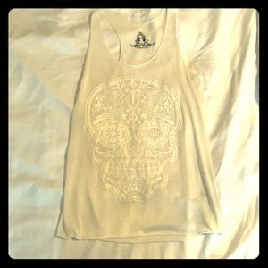 Skull tank top